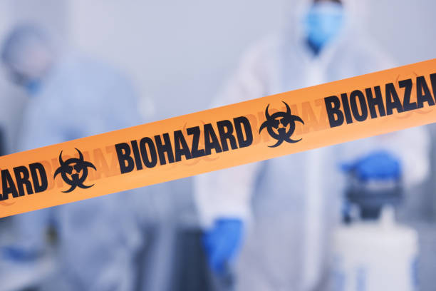 Professional Biohazard technician working in Post Falls, ID